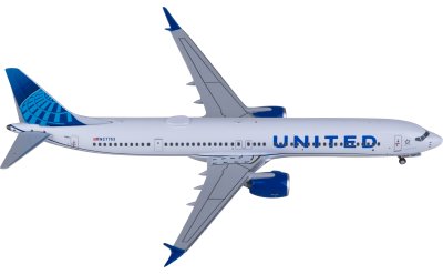 NGmodels 1:400 United Airlines 美国联合航空 Boeing 737 MAX 10 N27753