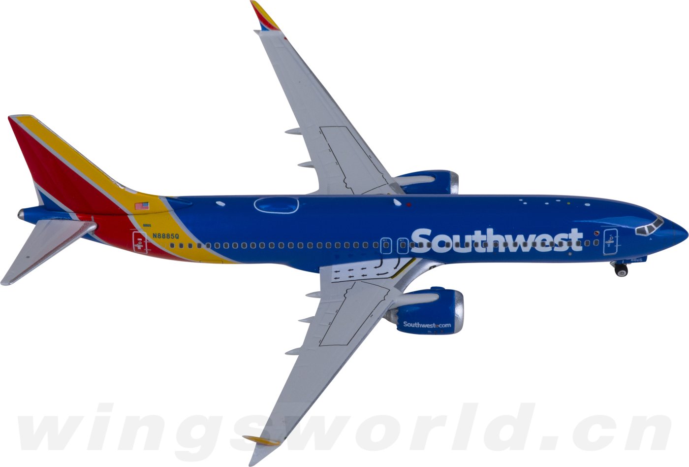 PH04571 Southwest Airlines 美国西南航空Boeing 737 MAX 8 N8885Q