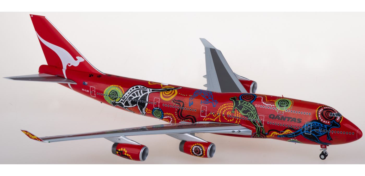 XX20375 Qantas 澳洲航空Boeing 747-400 VH-OJB JC Wings 1:200