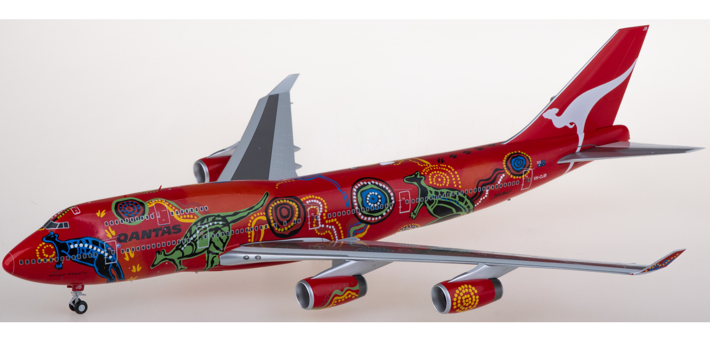 航空機・ヘリコプター JC Wings 1:200 QANTAS B747-400 VH-OEJ JC_Wings_Qantas_Boeing_747-