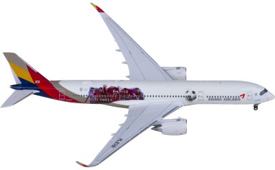 JC Wings 1:400 Asiana 韩亚航空 Airbus A350-900XWB HL8381