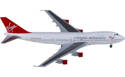 JC Wings 1:400 Virgin Atlantic 维珍航空 Boeing 747-100 G-VMIA & 贴纸