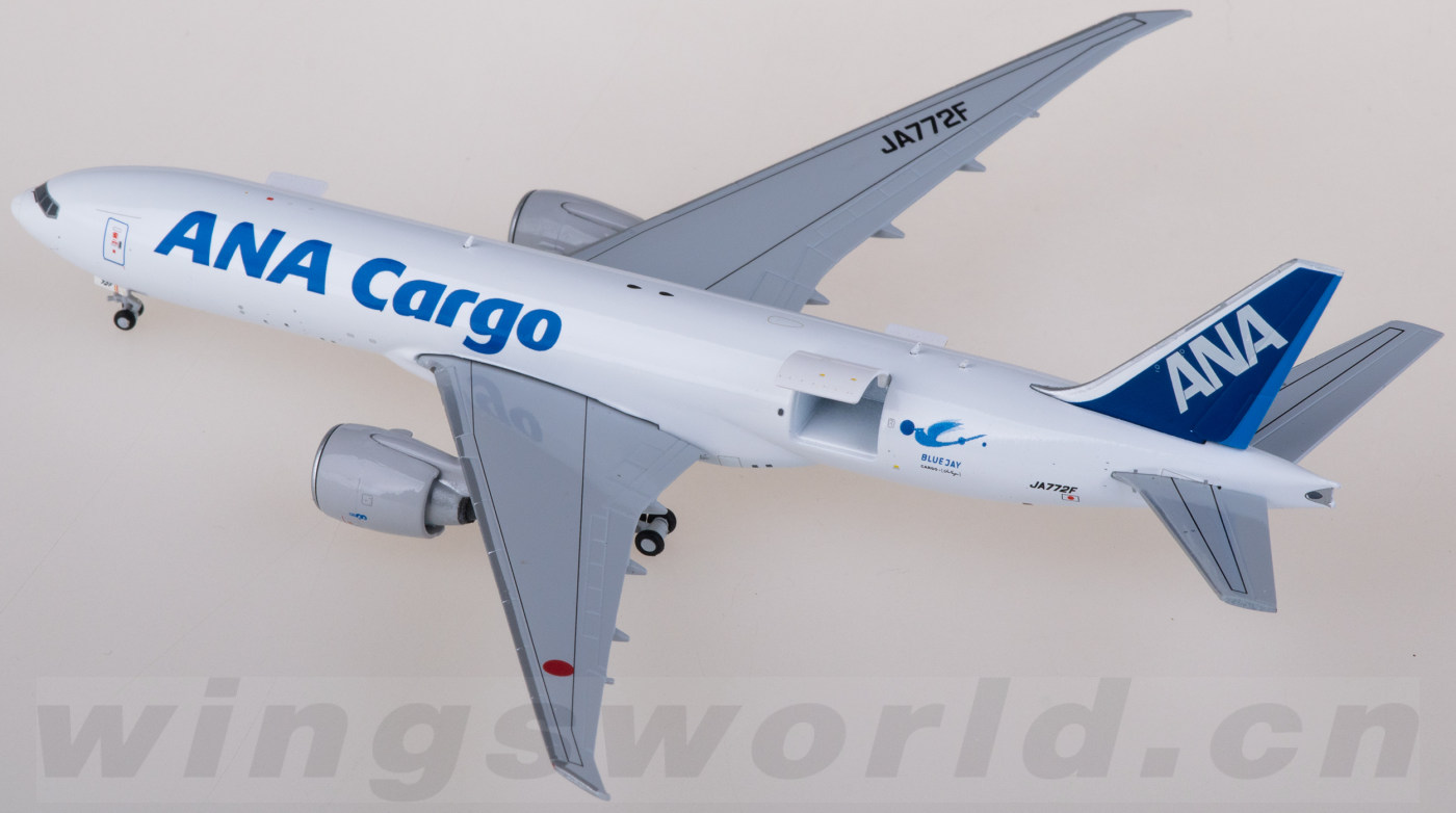 XX40084C ANA 全日空Boeing 777-200LRF JA772F 开门货机JC Wings 1:400 