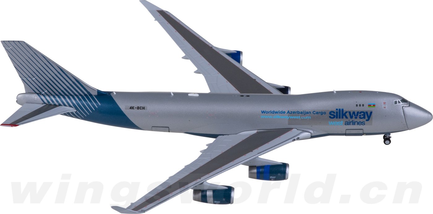 航空機・ヘリコプター silkway west 1/400 B747-400F 4K-BCH Amazon.com: ACE HOBBY for JC Wings Silk Way West Airlines