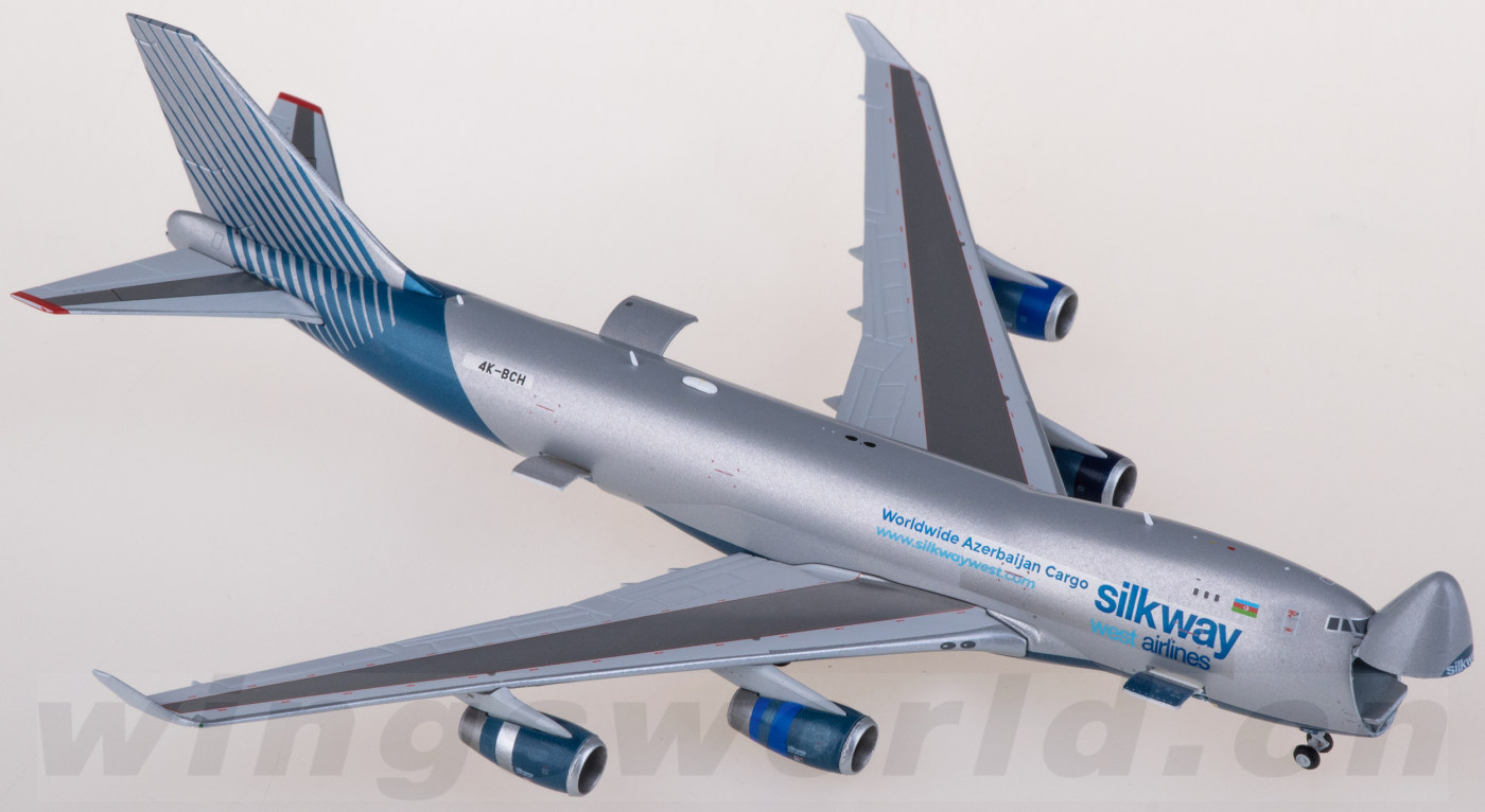 航空機・ヘリコプター silkway west 1/400 B747-400F 4K-BCH Jcwings