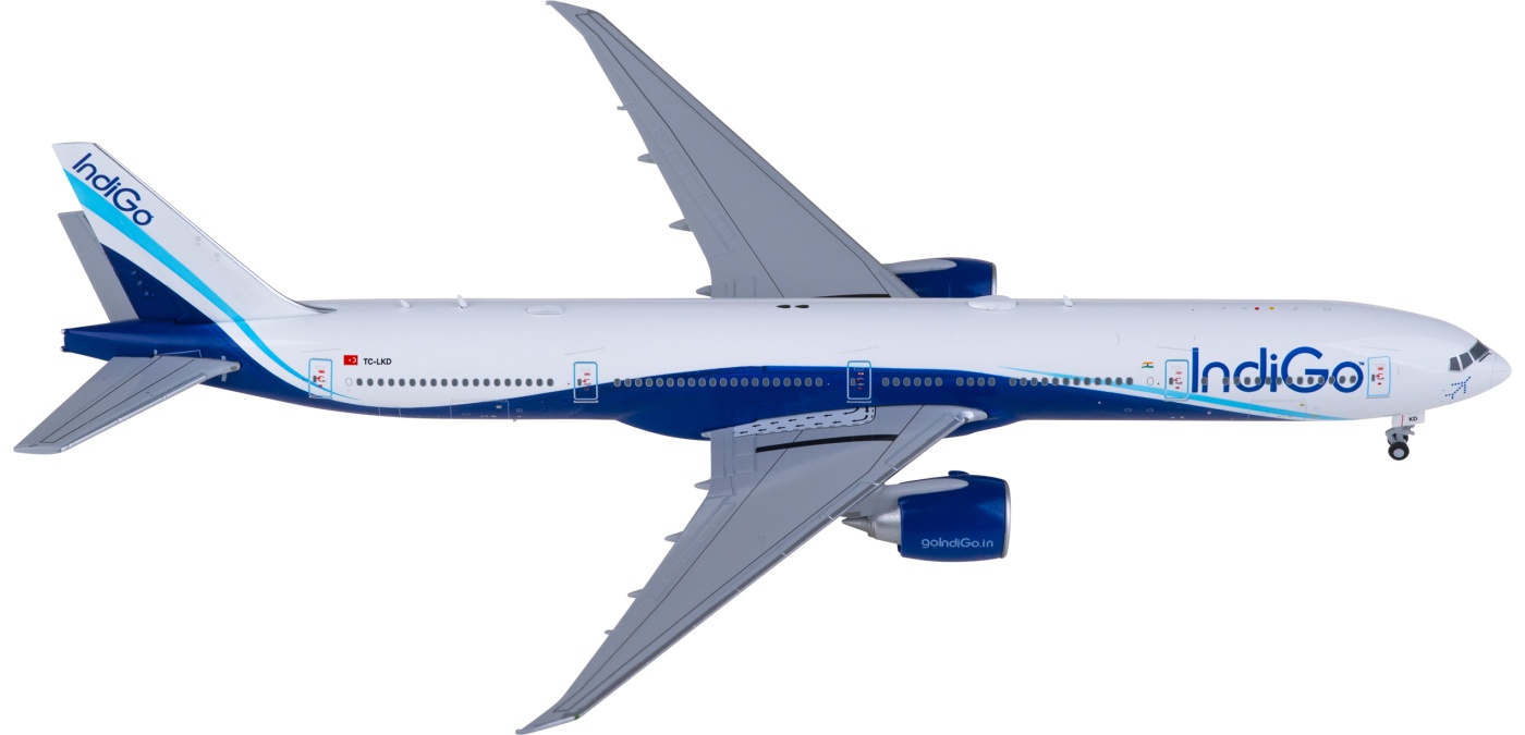 インディゴ 777-300ER TC-LKD 1/400 インディゴ 777-300ER TC-LKD 1/400 Jcwings IndiGo B777-300(ER