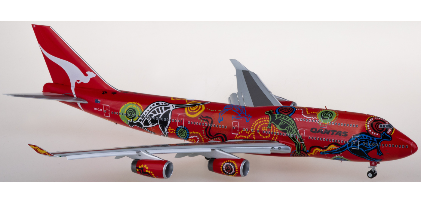 航空機・ヘリコプター JC Wings 1:200 QANTAS B747-400 VH-OEJ JC WINGS 1/200 (ダイキャスト製) 747-400 カンタス航空 