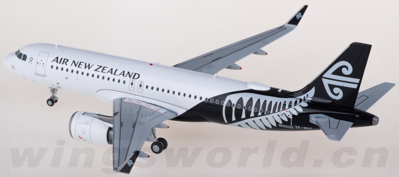 for JC Wings Air New Zealand for Airbus A320neo ZK-NHC 1:200