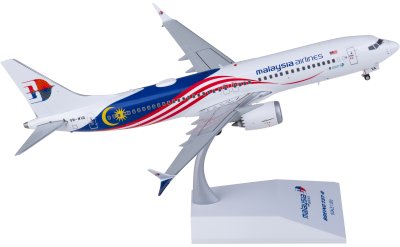 JC Wings 1:200 Malaysia Airlines 马来西亚航空 Boeing 737 MAX 8 9M-MVA