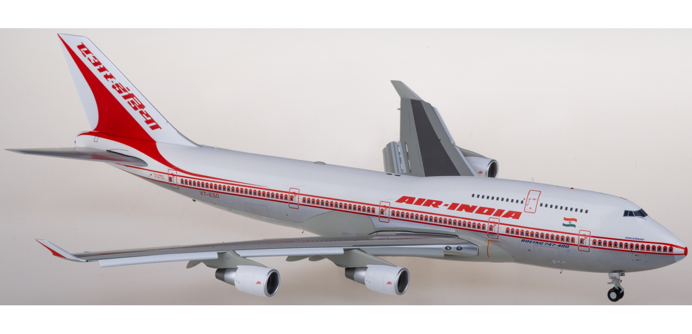 XX20202A Air India 印度航空Boeing 747-400 VT-ESO 襟翼放下版JC
