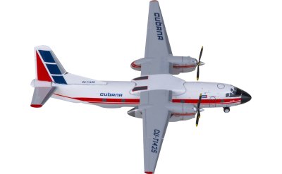 JC Wings 1:400 Cubana 古巴航空 Antonov An-26 CU-T1425