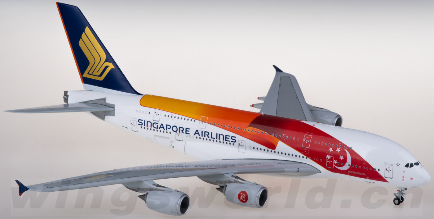 EW2388011 Singapore Airlines 新加坡航空Airbus A380 9V-SKJ JC Wings