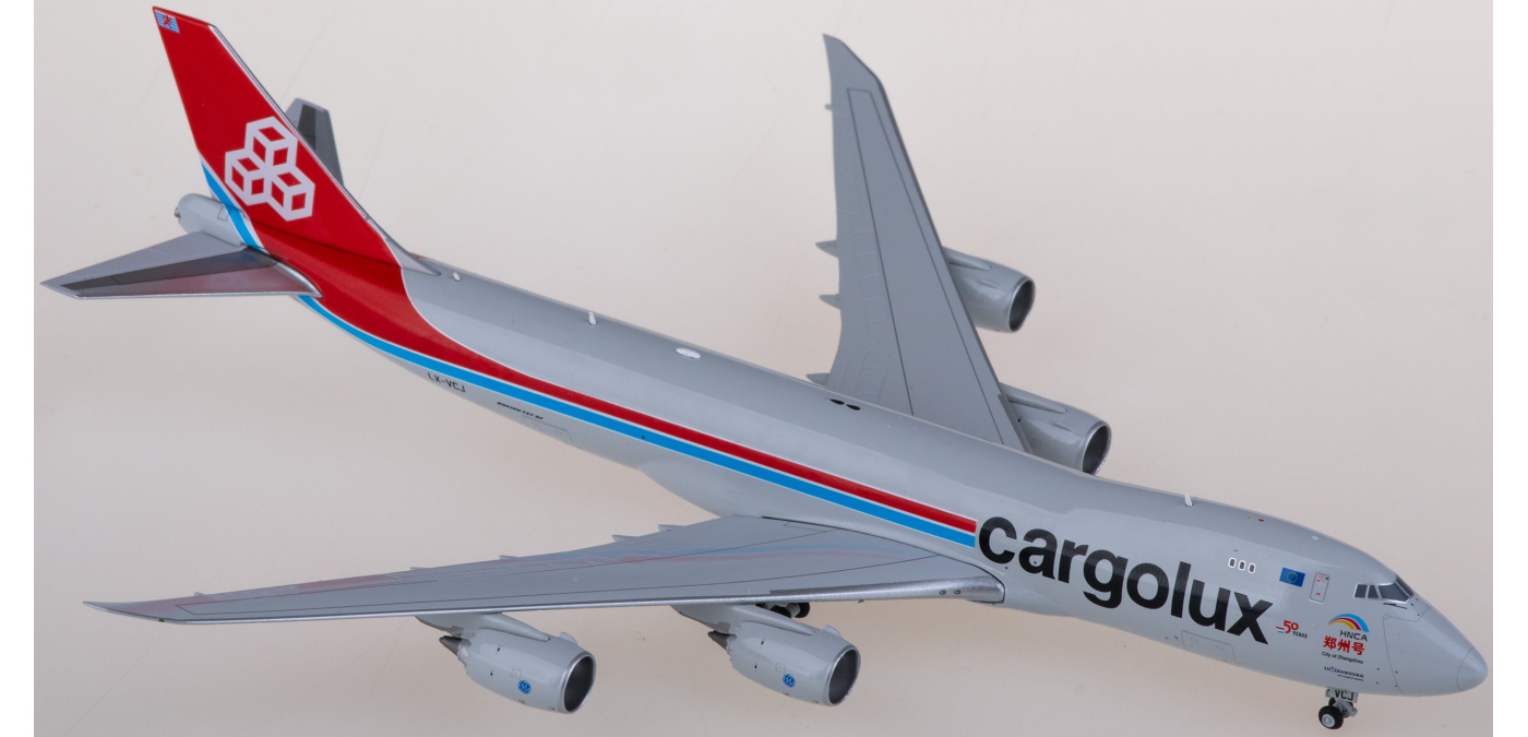 XX40154 Cargolux 卢森堡货运航空Boeing 747-8F LX-VCJ JC Wings 1:400