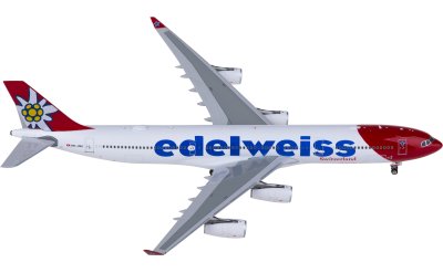 Phoenix 1:400 Edelweiss Air 雪绒花航空 Airbus A340-300 HB-JMC