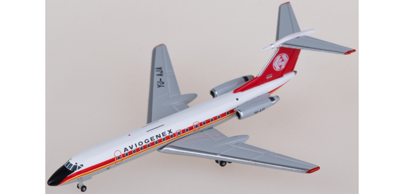 537018 Aviogenex Tupolev TU-134A YU-AJA Herpa 1:500 -飞机