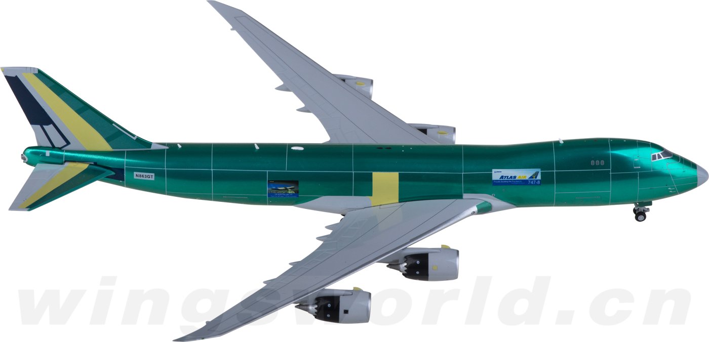 XX40140 Atlas Air 阿特拉斯航空Boeing 747-8F N863GT JC Wings