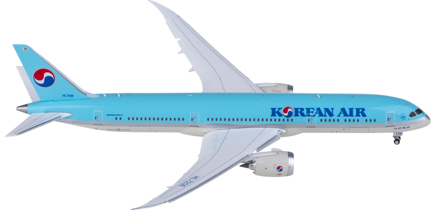 Jc wings 大韓航空 787-9 1/400 1:400 JC Wings KOREAN AIR BOEING 787-9 Passenger Airplane