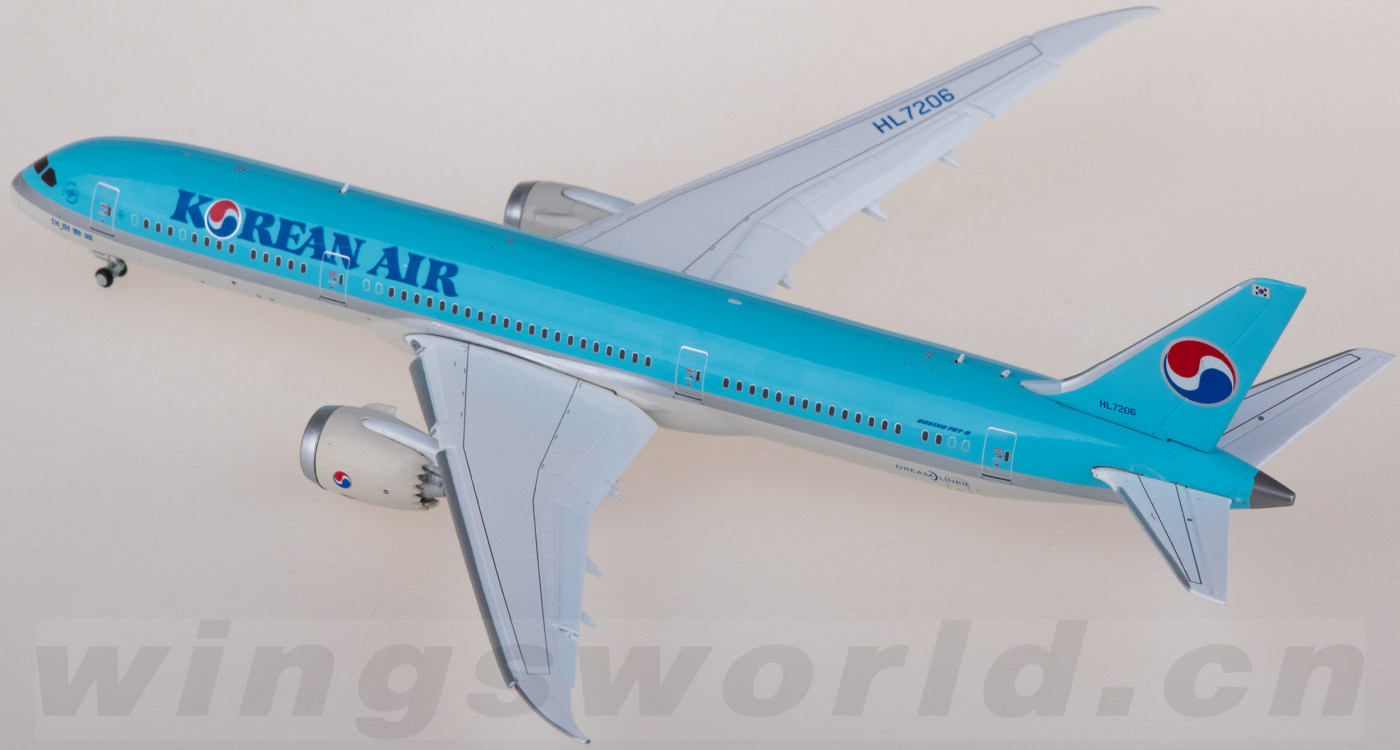 EW4789005A Korean Air 大韩航空Boeing 787-9 Dreamliner HL7206