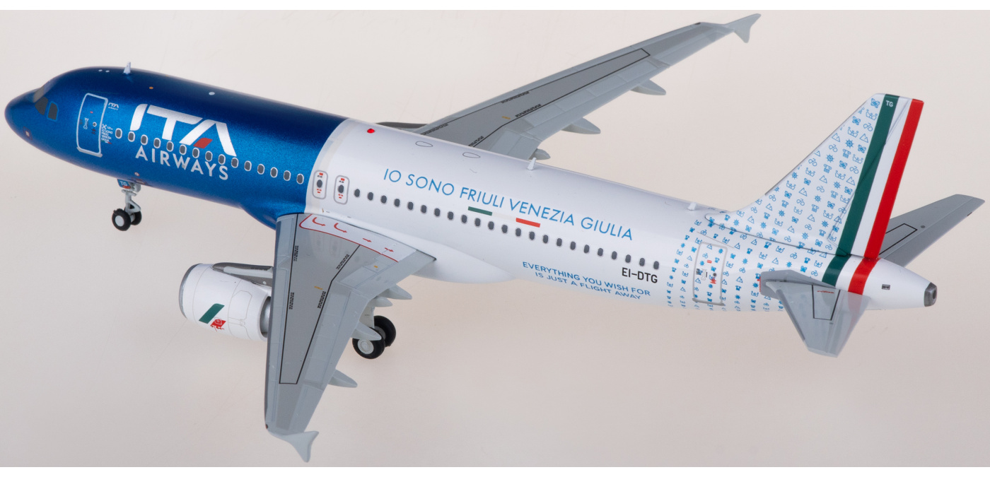 ITAエアウェイズ A320 EI-DTG 1/200 Amazon.com: ACE HOBBY JC Wings ITA Airways for Airbus A320
