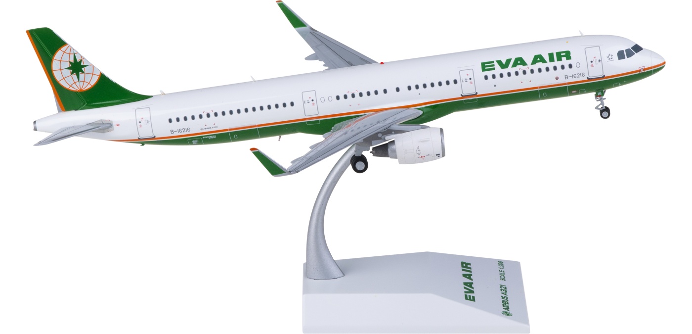 LH2095 EVA Air 长荣航空Airbus A321 B-16216 JC Wings 1:200