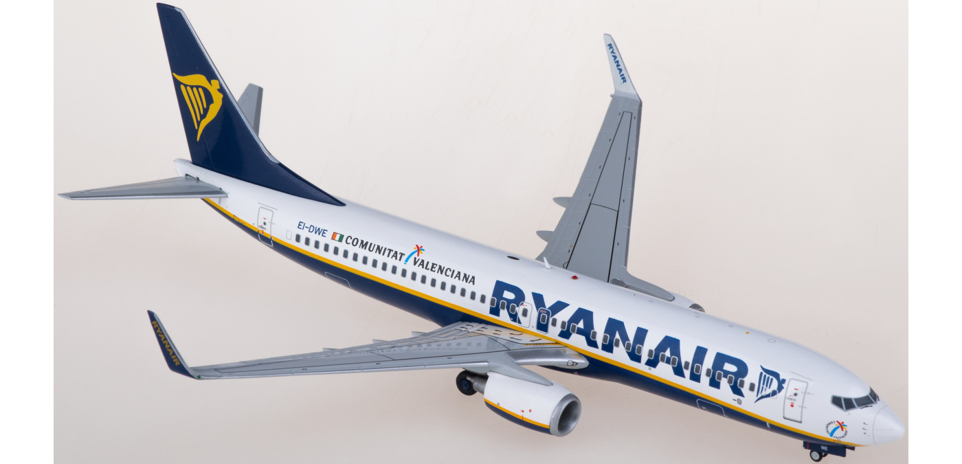 XX2491 Ryanair 瑞安航空Boeing 737-800 EI-DWE JC Wings 1:200 -飞机