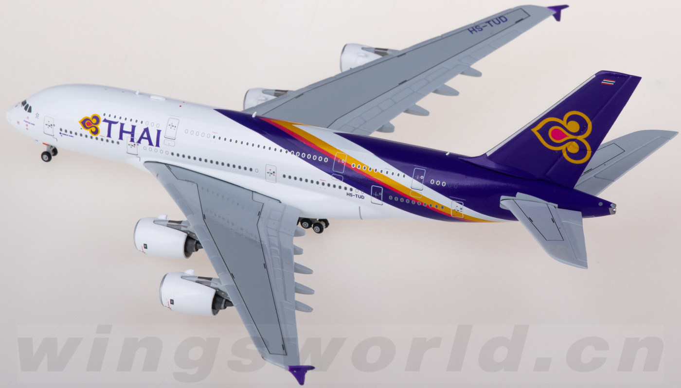 XX4896 Thai Airways 泰国国际航空Airbus A380 HS-TUD JC Wings