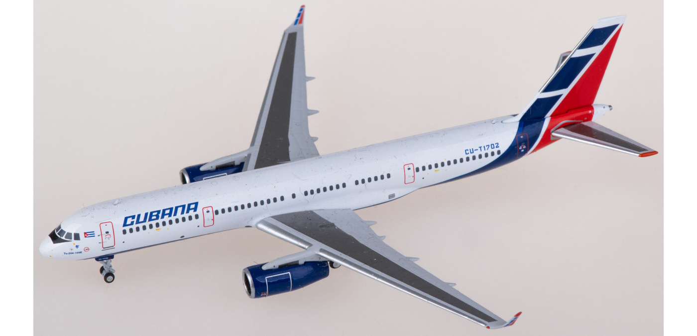 NG40021 Cubana 古巴航空Tupolev TU-204-100E CU-T1702 NGmodels