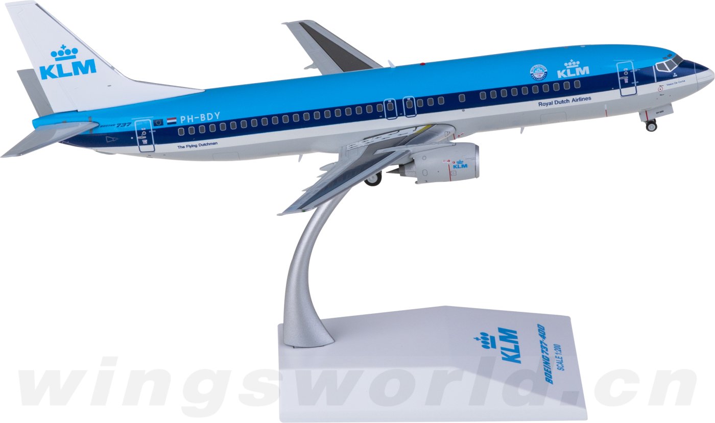 XX20142 KLM Boeing 737-400 PH-BDY JC Wings 1:200 -飞机模型世界