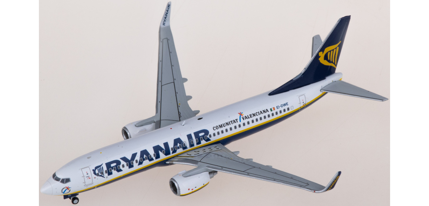 XX4269 Ryanair 瑞安航空Boeing 737-800 EI-DWE JC Wings 1:400 -飞机
