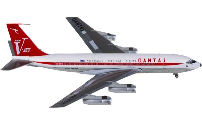 AeroClassics 1:200 Qantas 澳洲航空 Boeing 707-100 VH-EBG