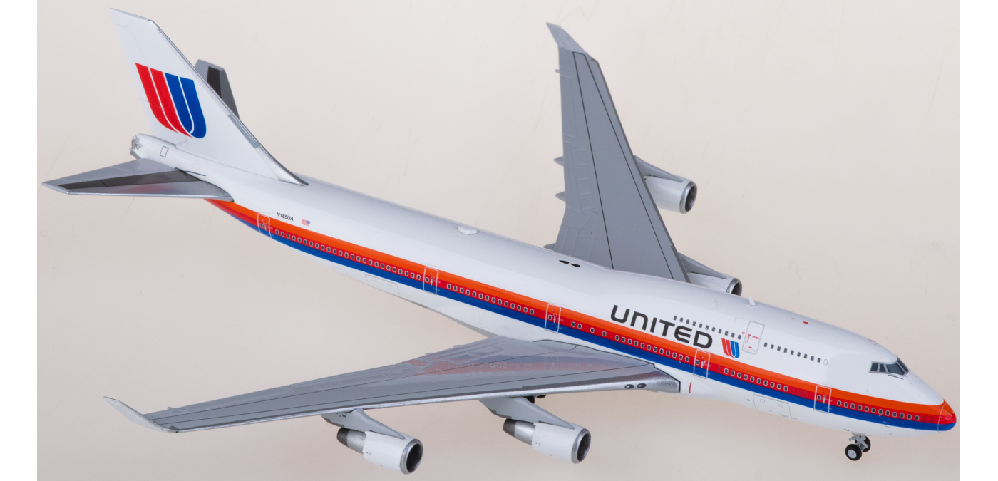 XX40088 United Airlines 美国联合航空Boeing 747-400 N185UA JC