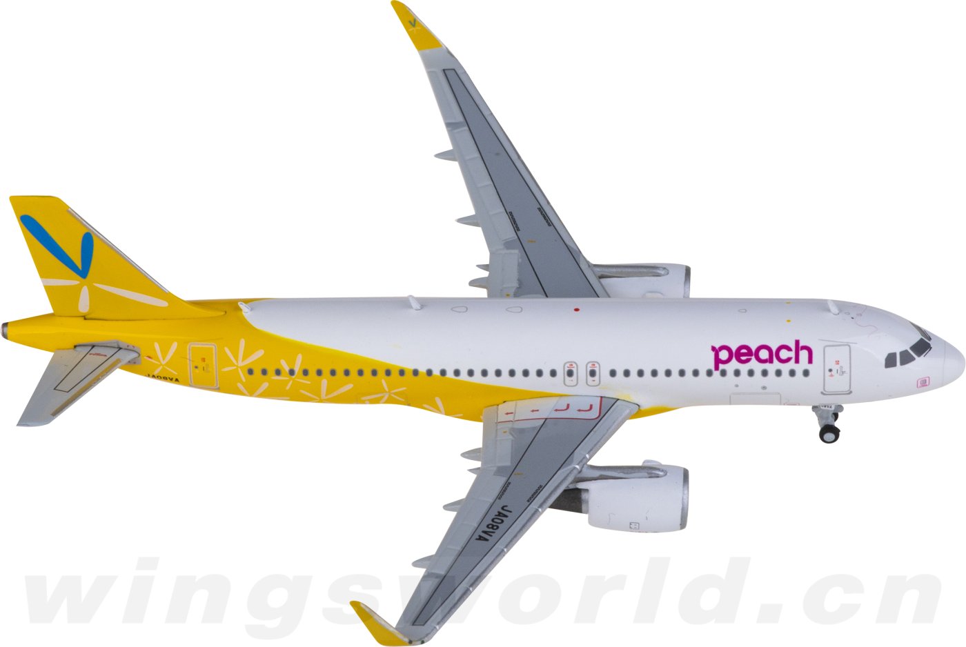 EW4320014 Peach Aviation 乐桃航空Airbus A320 JA08VA JC Wings
