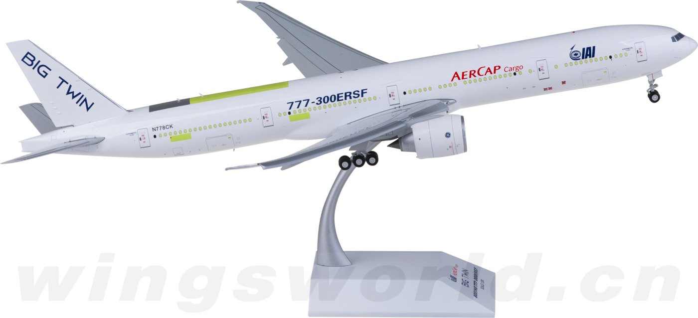 LH2457A Kalitta Air 卡利塔航空Boeing 777-300ER N778CK 襟翼放下版JC