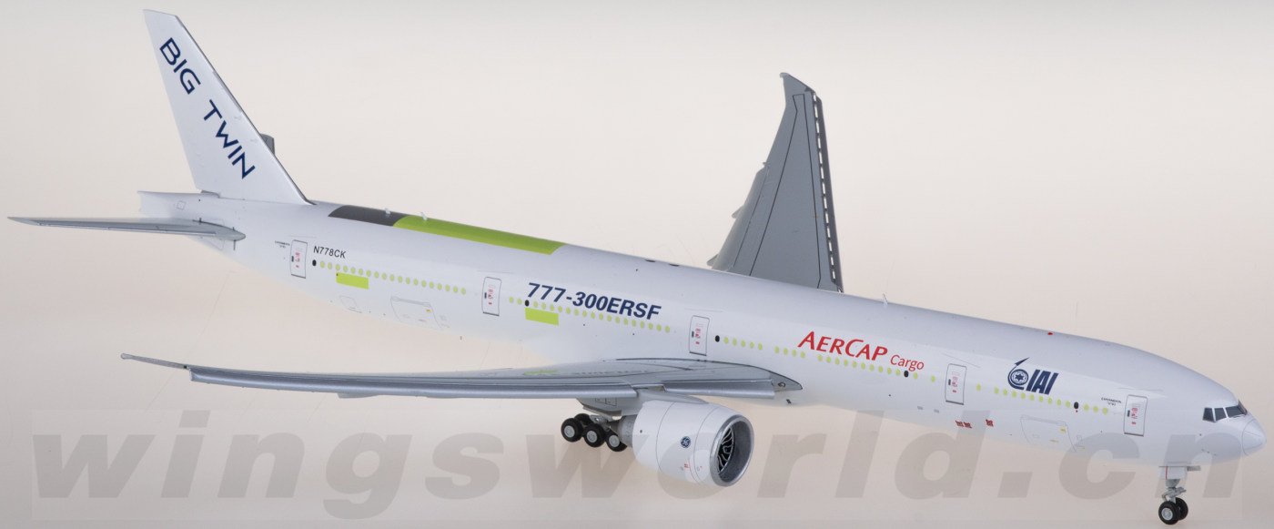 LH2457A Kalitta Air 卡利塔航空Boeing 777-300ER N778CK 襟翼放下版JC