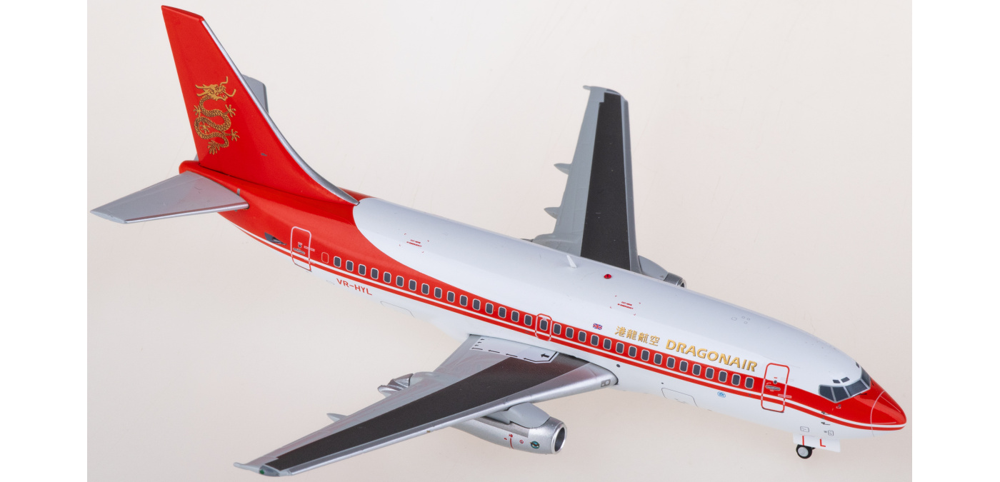 EW2732005 Dragonair Boeing 737-200 VR-HYL JC Wings 1:200 -飞机模型世界