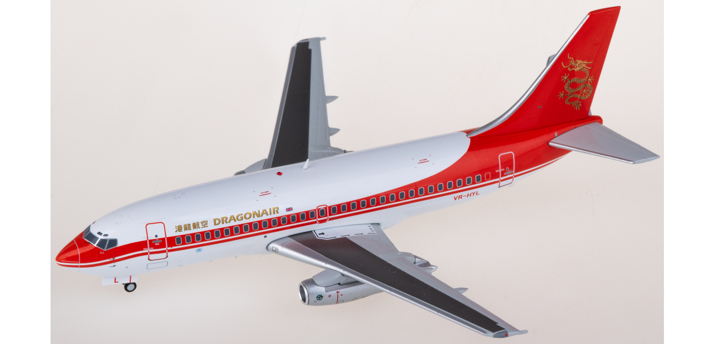 EW2732005 Dragonair Boeing 737-200 VR-HYL JC Wings 1:200 -飞机模型世界