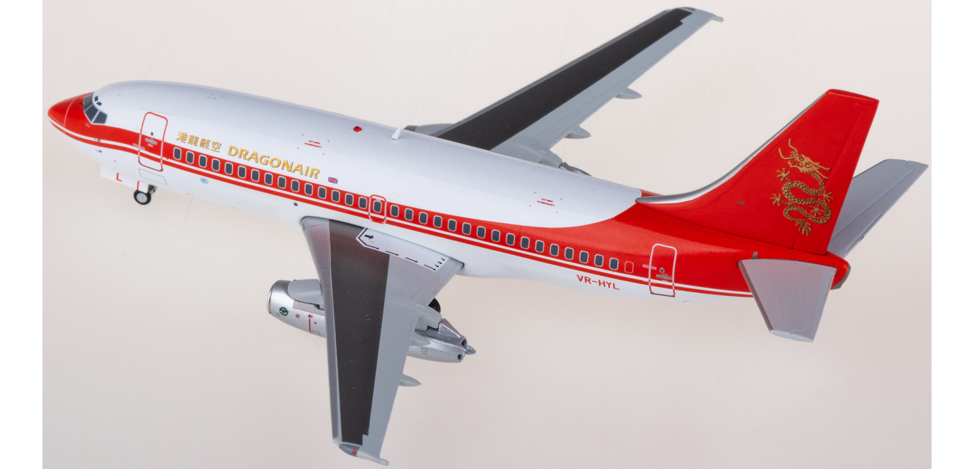 EW2732005 Dragonair Boeing 737-200 VR-HYL JC Wings 1:200 -飞机模型世界