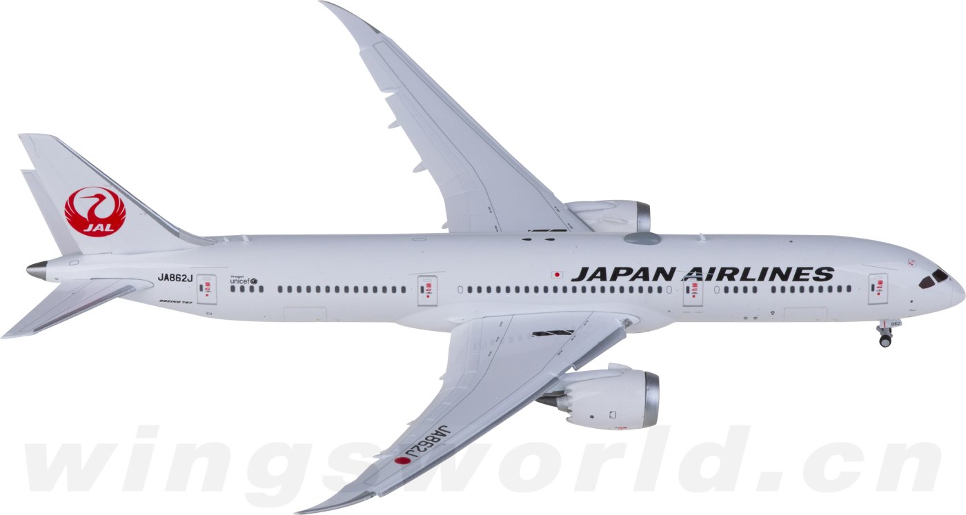JAL 787-9 日本航空 JA862J ボーイング JC 1:400（SA4007A Japan