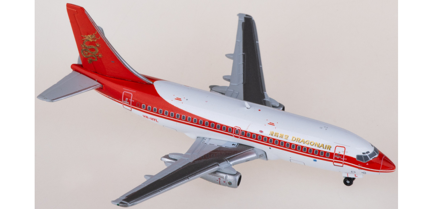 EW4732002 Dragonair Boeing 737-200 VR-HYL JC Wings 1:400 -飞机模型世界