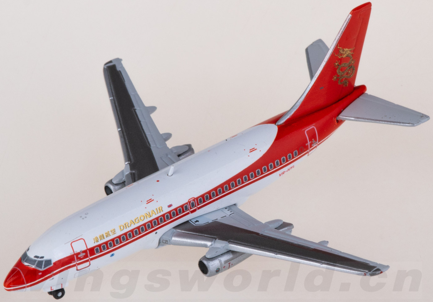JC Wings 1/200 香港ドラゴン航空 B737-200 VR-HYL EW4732002 Dragonair Boeing 737-200 VR-HYL JC Wings 1:400 -飞机模型世界