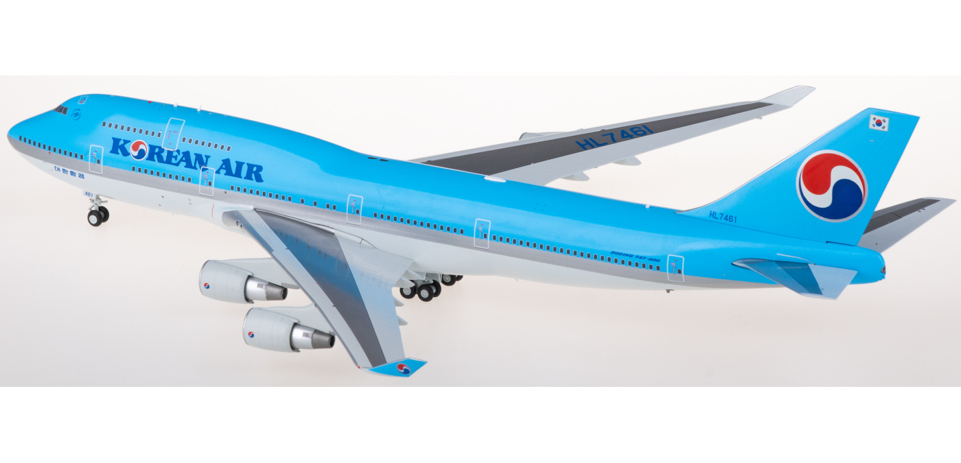 XX20187 Korean Air 大韩航空Boeing 747-400 HL7461 JC Wings 1:200