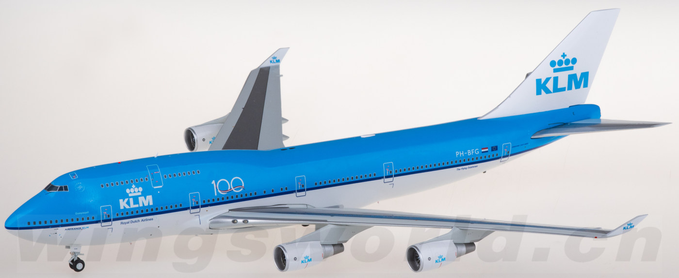 XX20345 KLM Boeing 747-400 100 PH-BFG + Aviation Tag JC Wings 1