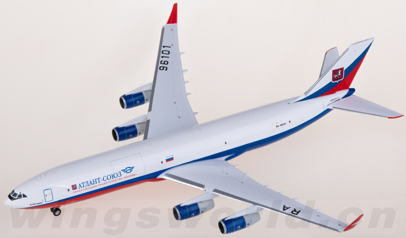 airlines ilyushin il-96-400t ra-96101 phoenix 1:400 -飞机模型