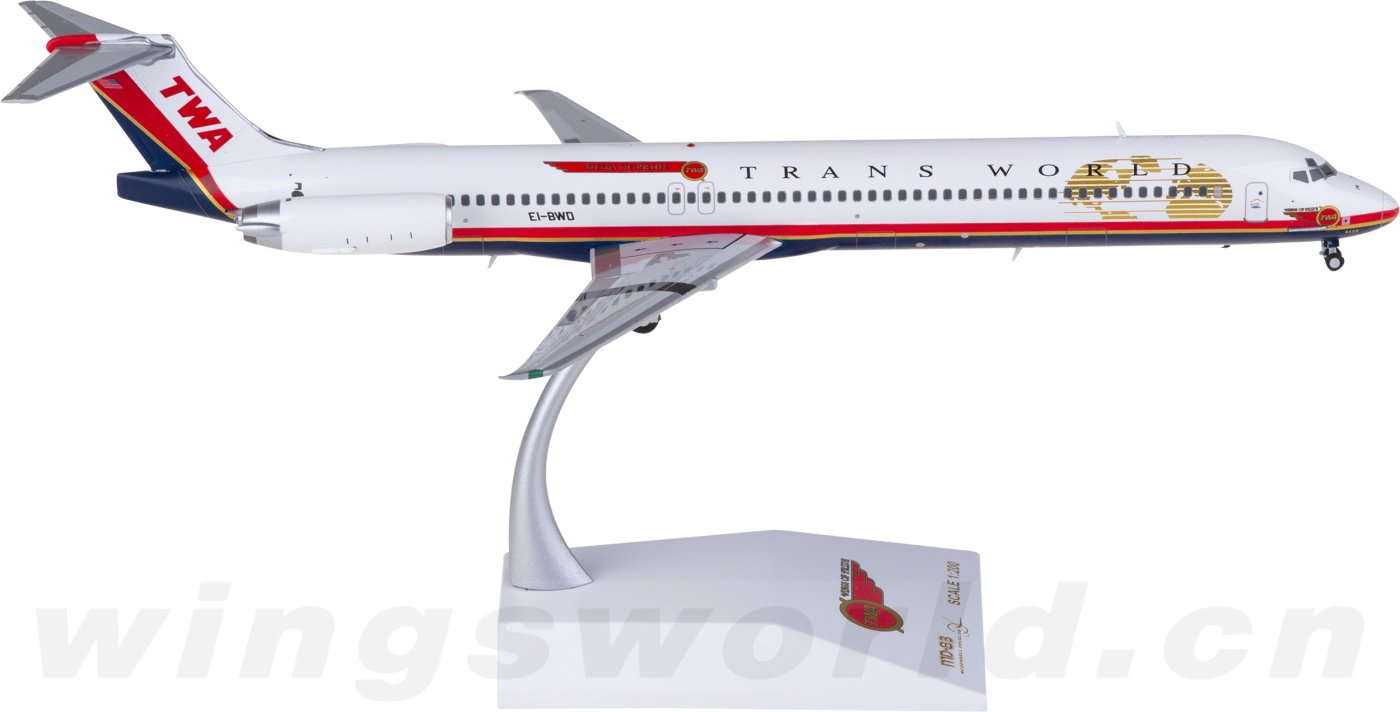 Jcwings Transworld Airlines MD 83 EI BWD 1/200 | eBay
