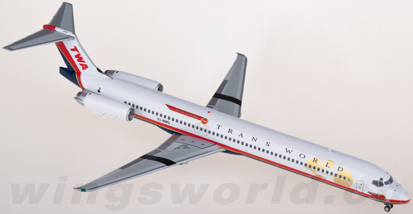XX20435 TWA 环球航空McDonnell Douglas MD-83 EI-BWD JC Wings