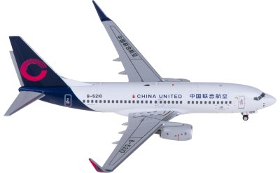 NGmodels 1:400 China United Airlines 中国联合航空 Boeing 737-700 B-5210