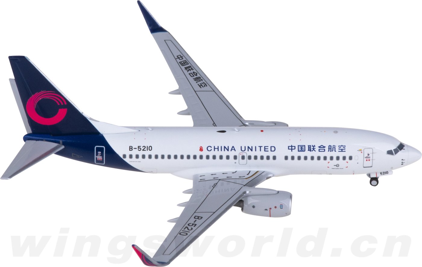 ngmodels1400ng77049chinaunitedairlines中国联合航空boeing737700b