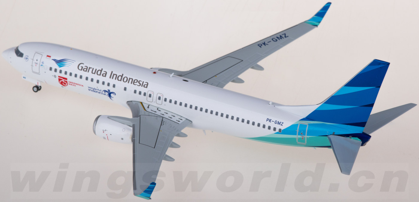 LH2258 Garuda Indonesia 印度尼西亚鹰航Boeing 737-800 PK-GMZ