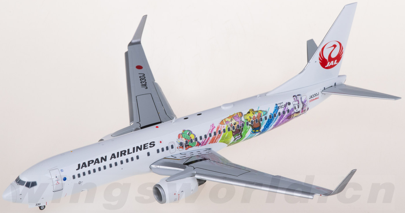 SA2006A Japan Airlines Boeing 737-800 JA330J JC Wings 1:200 -飞机