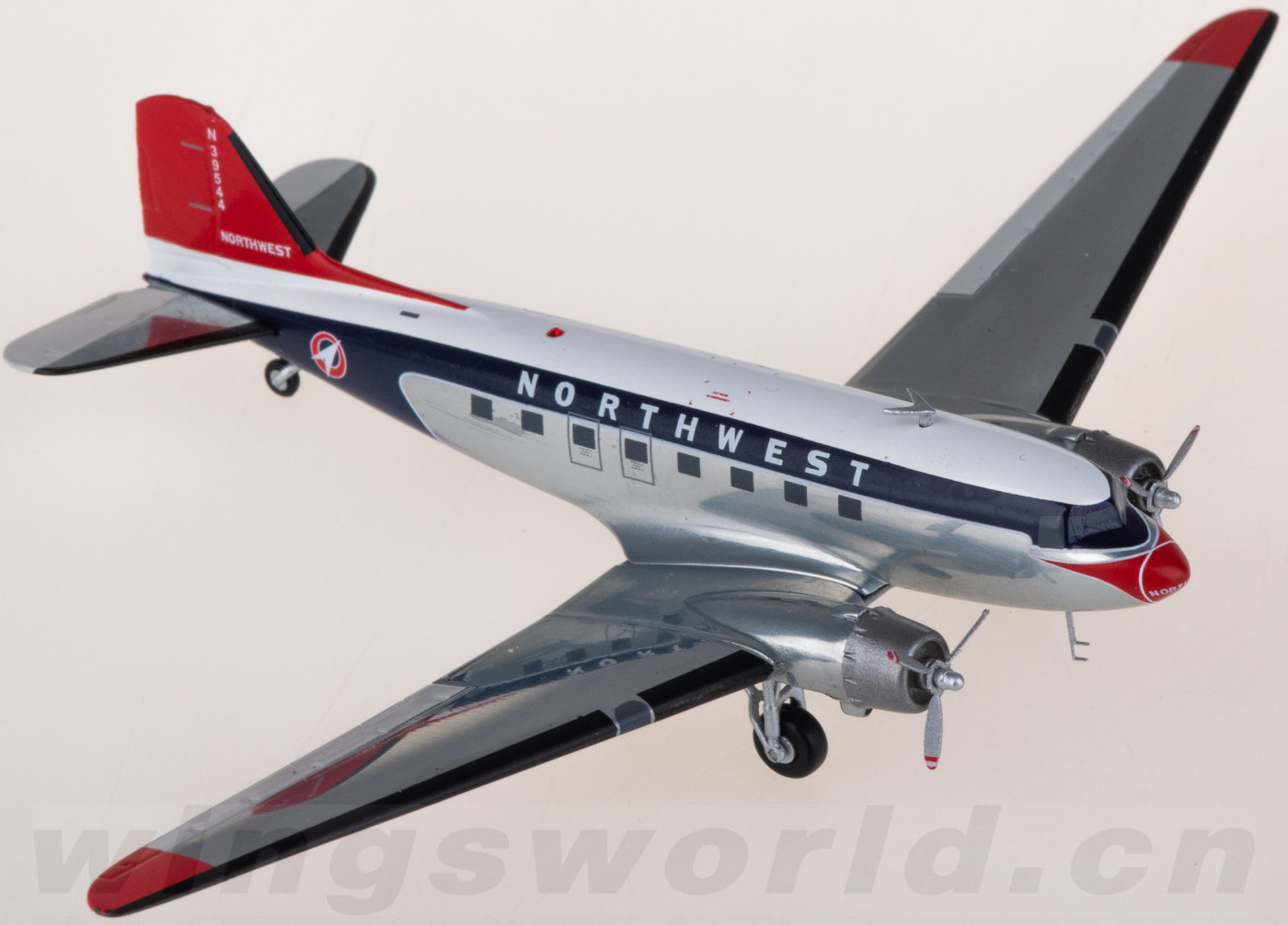 XX2382 Northwest Airlines 西北航空Douglas DC-3 N39544 JC